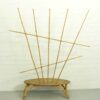 Mid Century Vintage Bamboo plant table / side table, 1960s - Image 6