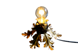 Banci Firenze Gilded Flush Mount Italian Wall Lamp, 1960s