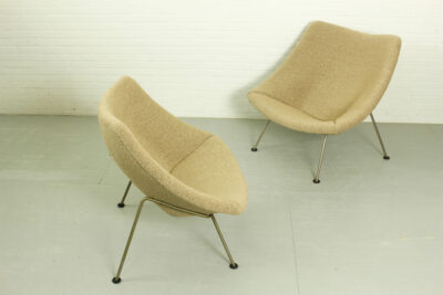 Set of Vintage Oyster Chairs by Pierre Paulin for Artifort, 1960s - Image 4