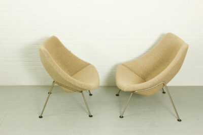 Set of Vintage Oyster Chairs by Pierre Paulin for Artifort, 1960s - Image 14