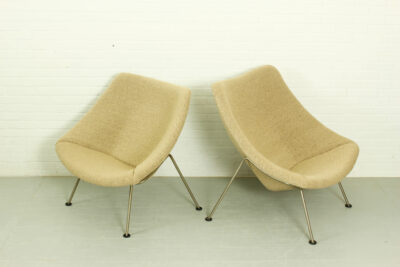 Set of Vintage Oyster Chairs by Pierre Paulin for Artifort, 1960s - Image 12