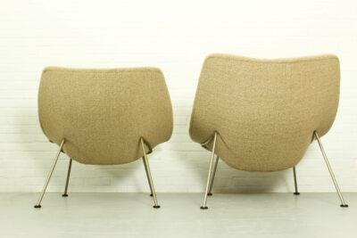 Set of Vintage Oyster Chairs by Pierre Paulin for Artifort, 1960s - Image 8