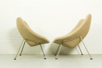 Set of Vintage Oyster Chairs by Pierre Paulin for Artifort, 1960s