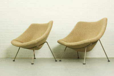 Set of Vintage Oyster Chairs by Pierre Paulin for Artifort, 1960s - Image 5