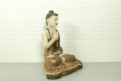 Mid Century Buddha in the Abhaya Mudra posture, Birma, 1950s - Image 3
