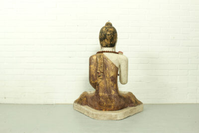 Mid Century Buddha in the Abhaya Mudra posture, Birma, 1950s - Image 6