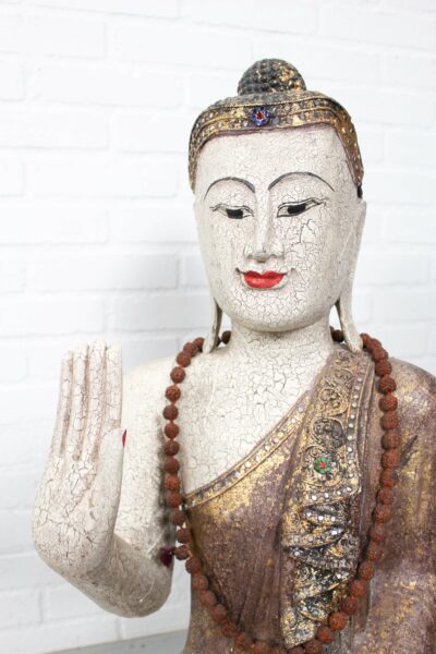 Mid Century Buddha in the Abhaya Mudra posture, Birma, 1950s - Image 2