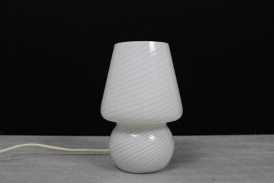 Mid Century Murano Mushroom glass table lamp, Italy, 1970s - Image 4