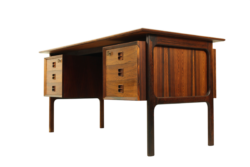 Danish Mid Century Desk in Rosewood by Erik Brouer, 1960s Denmark
