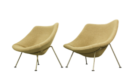 Set of Vintage Oyster Chairs by Pierre Paulin for Artifort, 1960s