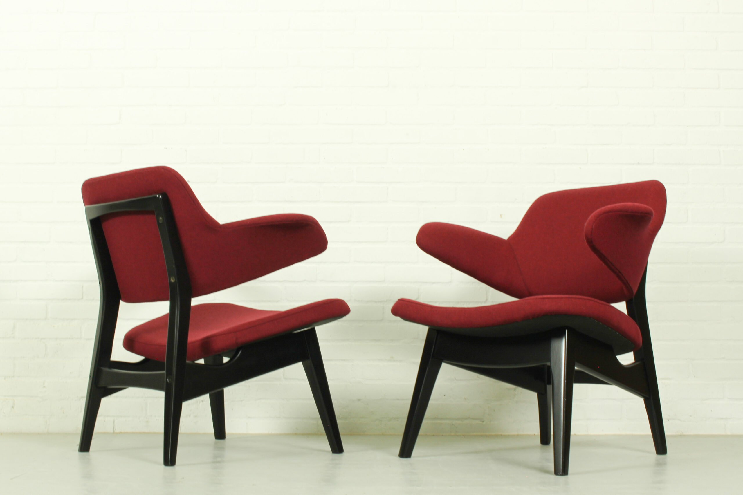 Pair of Lounge Armchairs by Louis van Teeffelen for Wébé – Dutch Mid-Century Modern (1960s) - Image 3