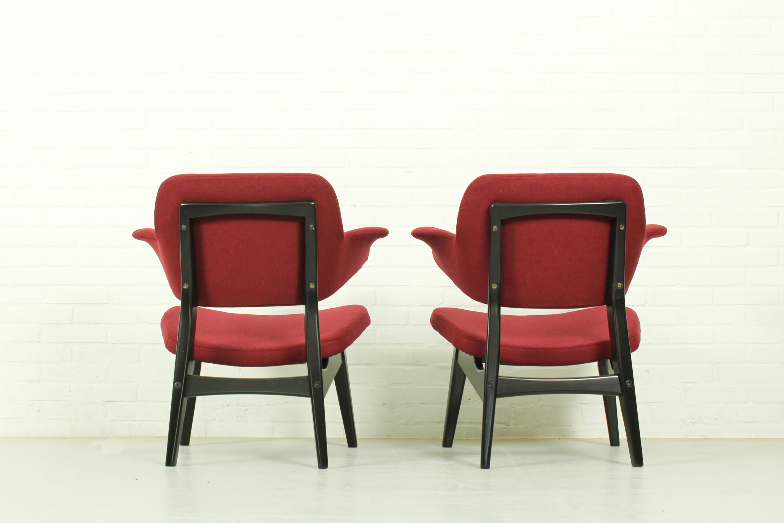 Pair of Lounge Armchairs by Louis van Teeffelen for Wébé – Dutch Mid-Century Modern (1960s) - Image 2