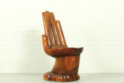 Hand Chair Surrealist Sculptural Seat (1970s Style)