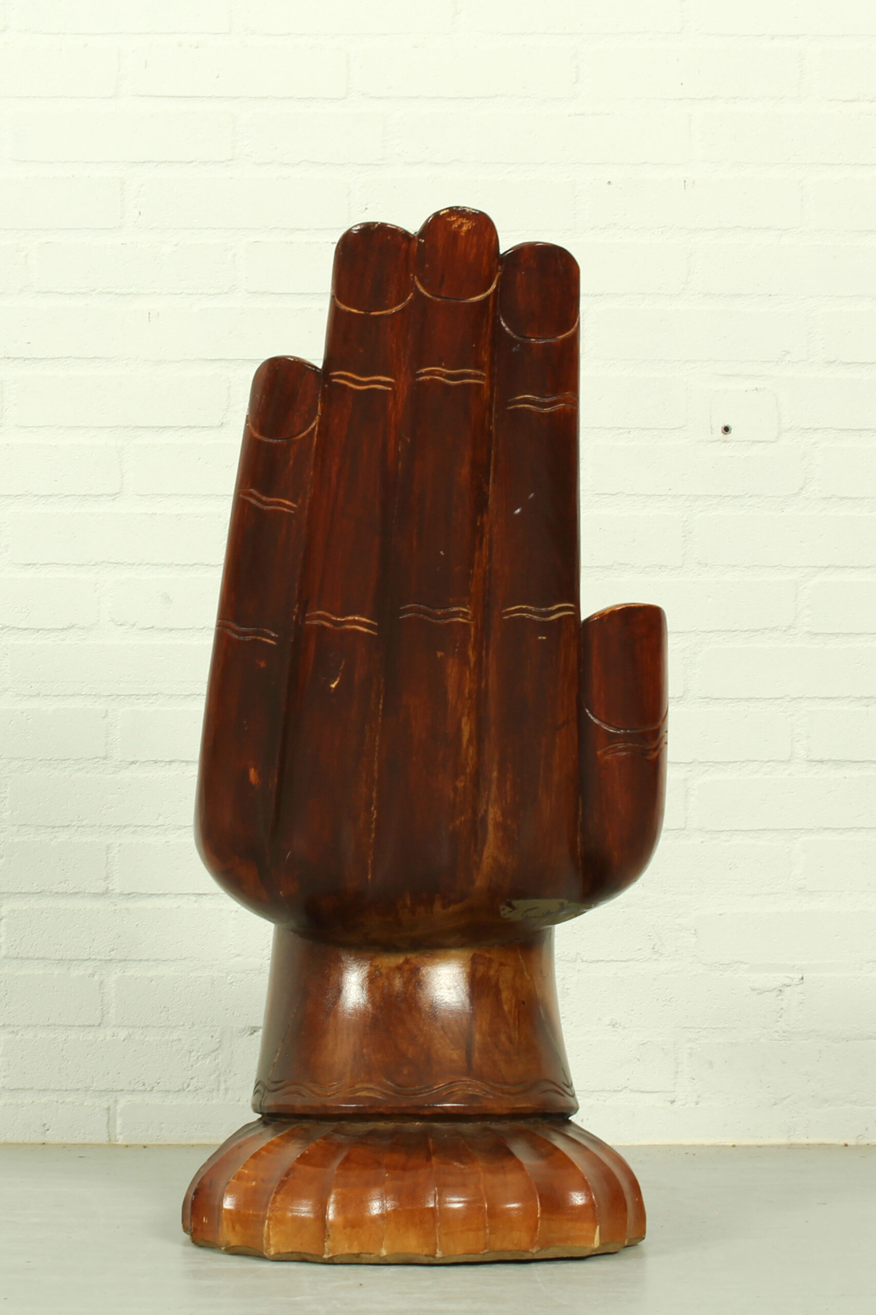 Hand Chair Surrealist Sculptural Seat (1970s Style) - Image 8