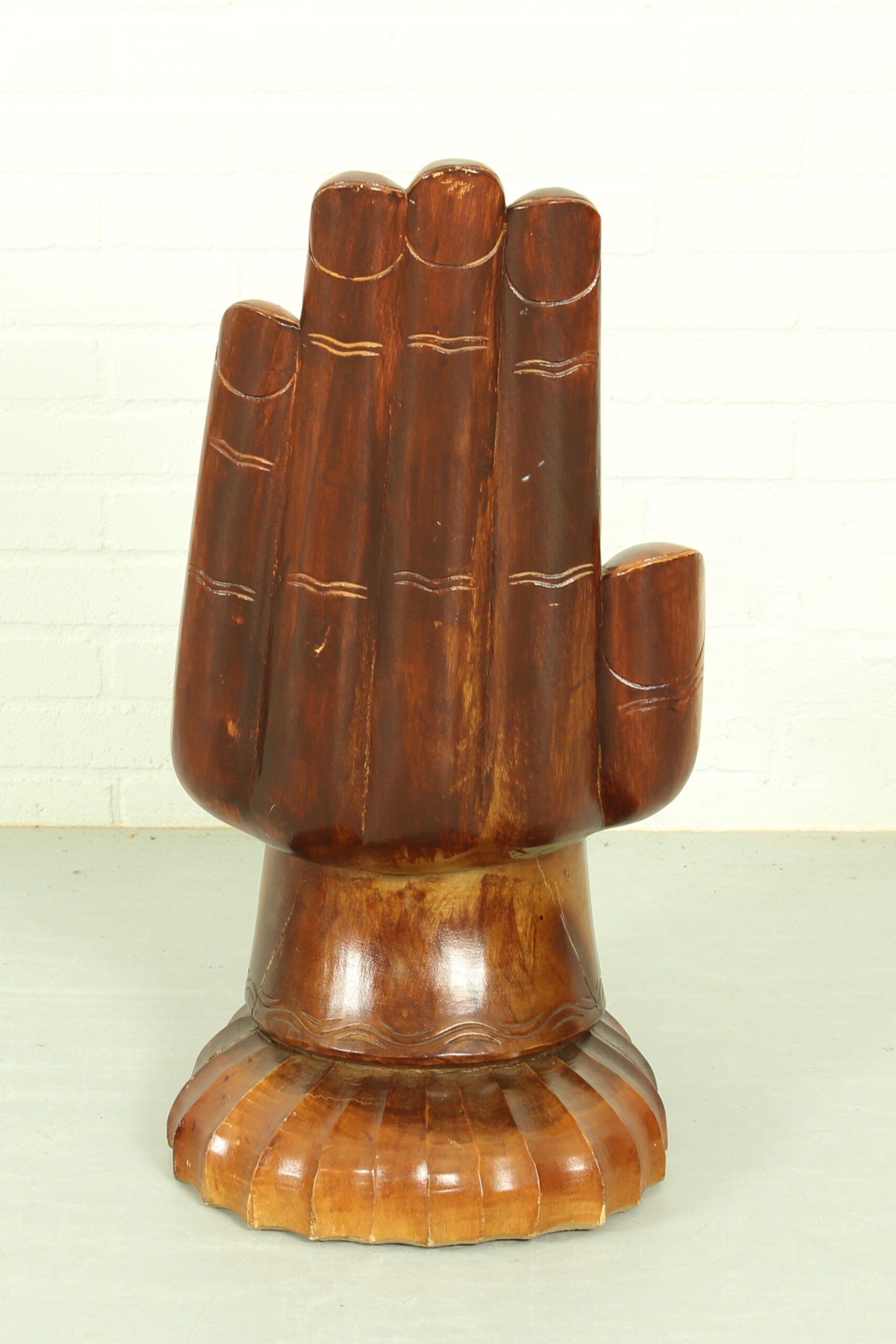 Hand Chair Surrealist Sculptural Seat (1970s Style) - Image 7