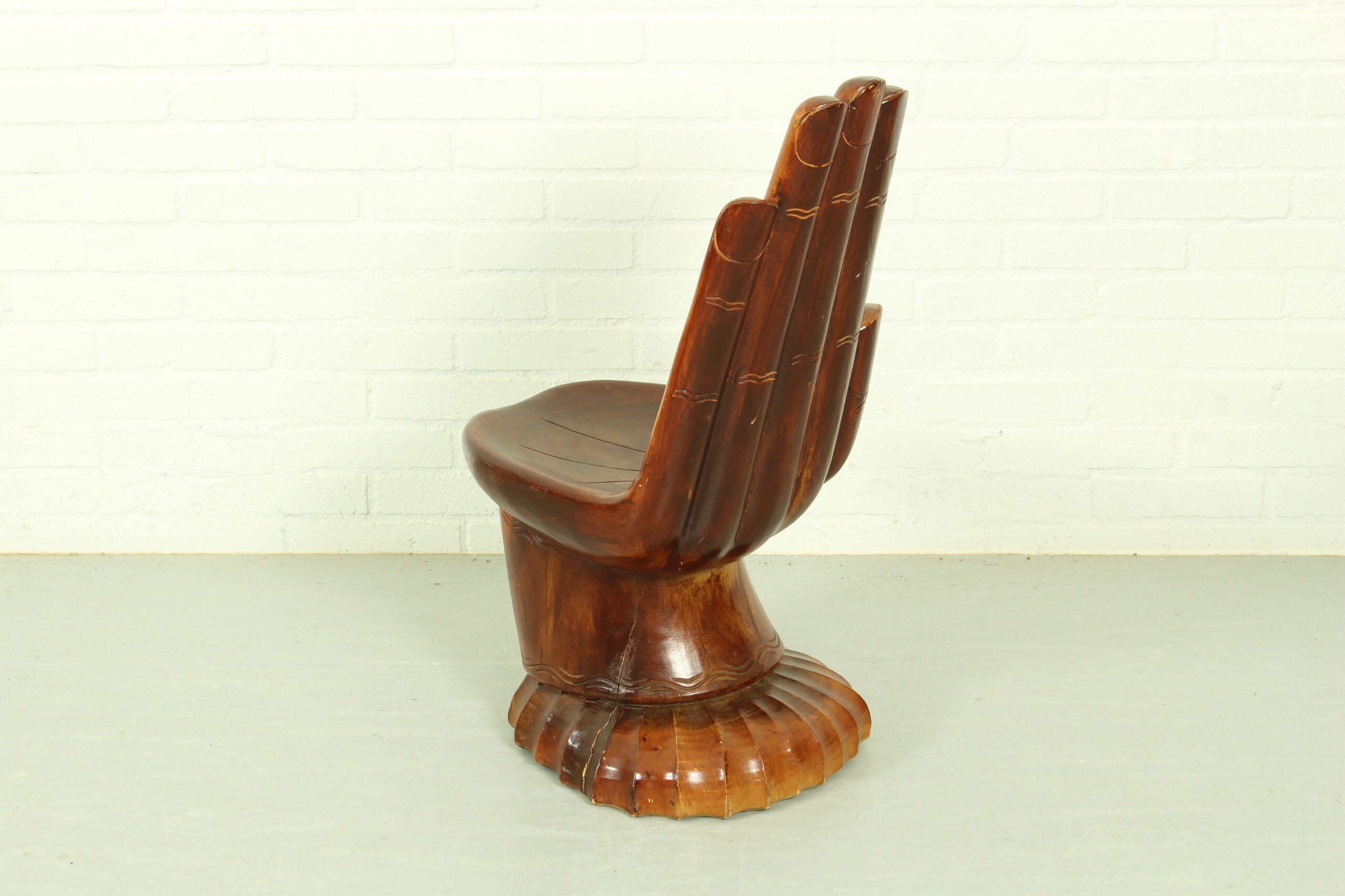Hand Chair Surrealist Sculptural Seat (1970s Style) - Image 6