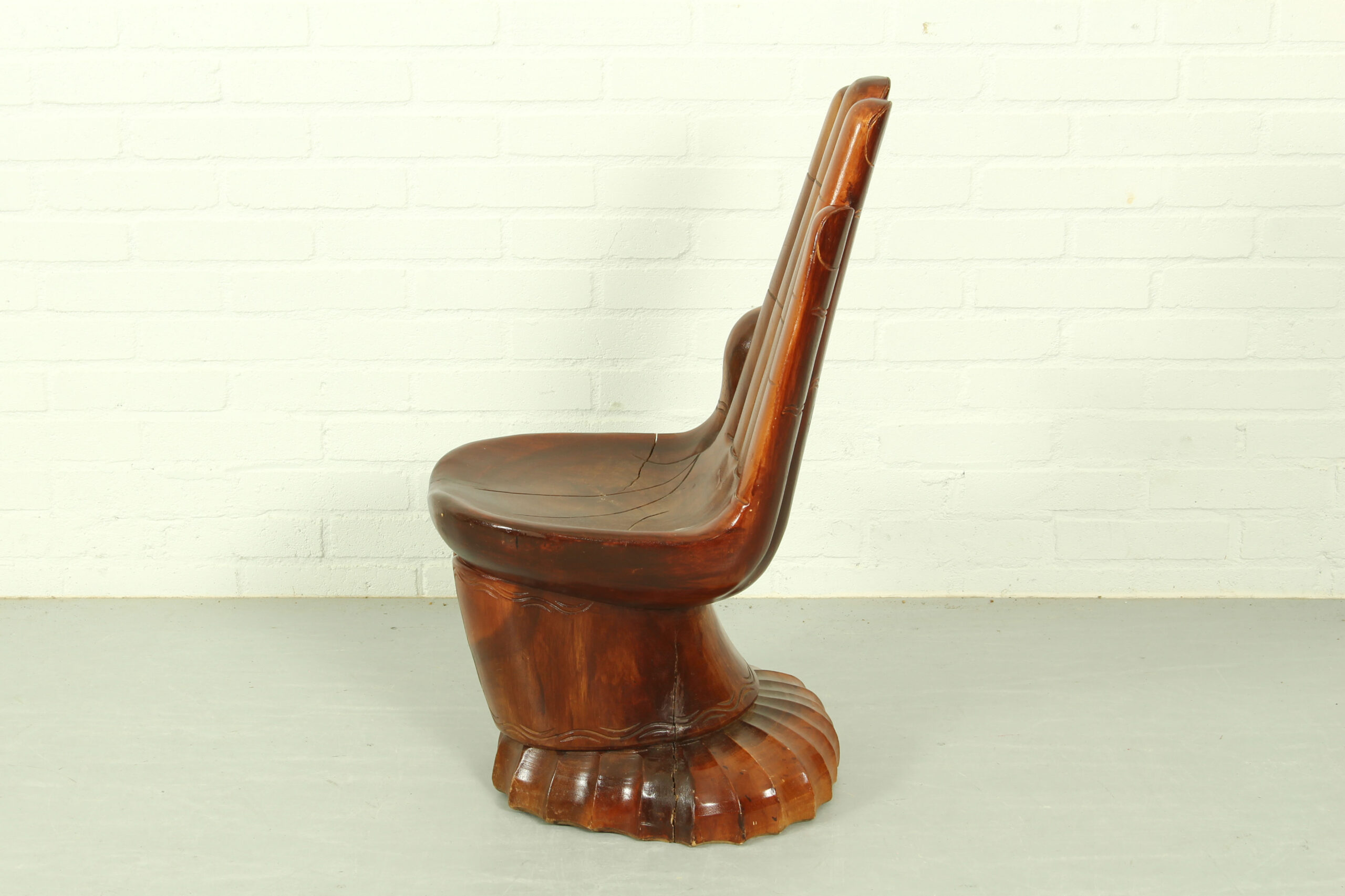 Hand Chair Surrealist Sculptural Seat (1970s Style) - Image 5
