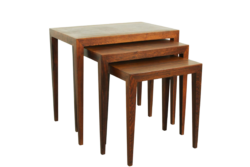 Severin Hansen model 163 rosewood nesting tables by Bovenkamp, 1960s