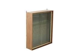 Mid Century american nut price of jewelry box wall cabinet, 1960s