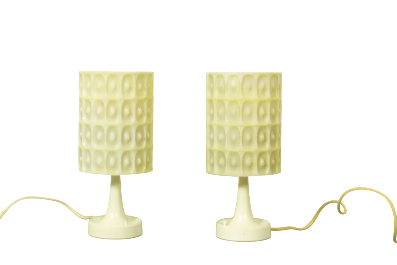 Elegant Mid-Century Modern Lamp Set, Erco 1970s