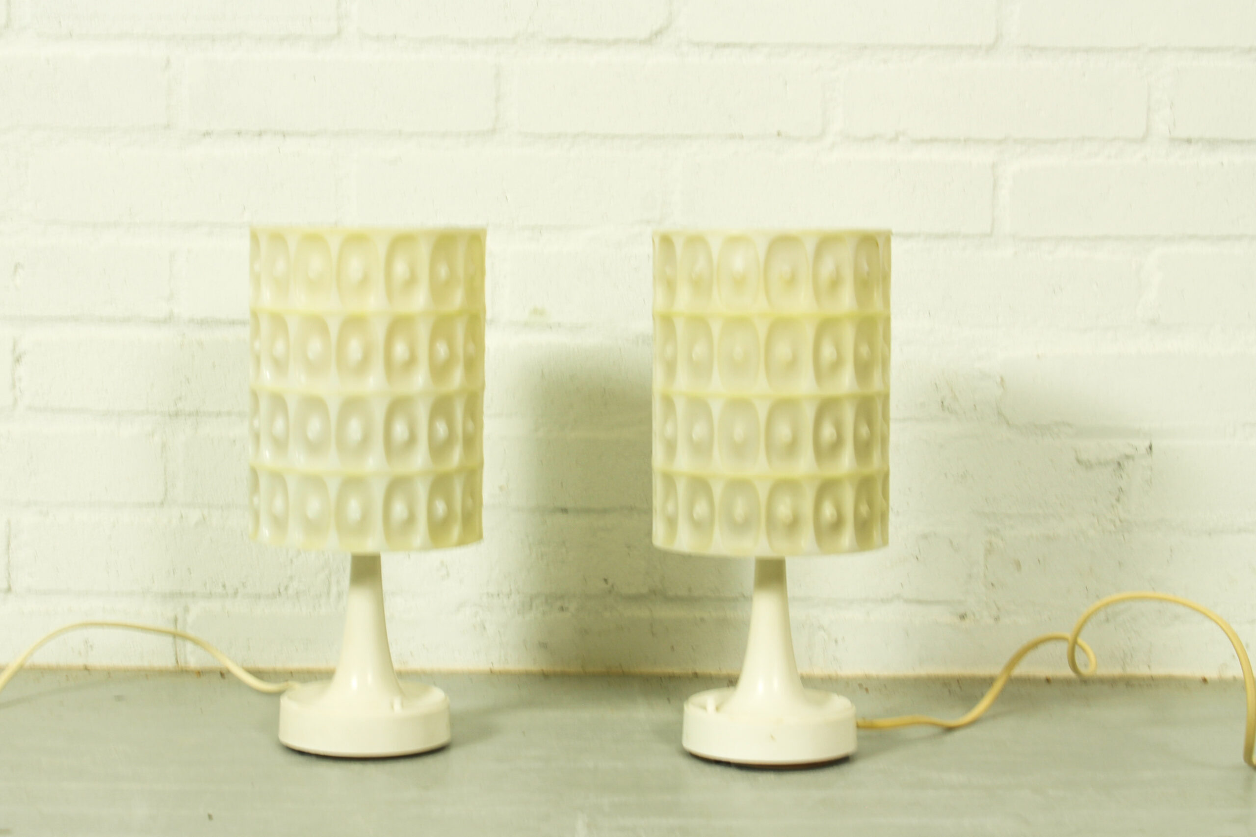 Elegant Mid-Century Modern Lamp Set, Erco 1970s - Image 3