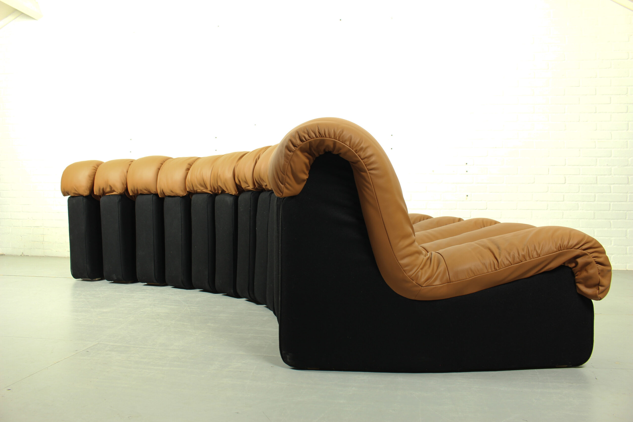 DS-600 'Non Stop' Sofa DS-600 by Eleonore Peduzzi Riva for de Sede with 12 elements, Switzerland 1970s - Image 5