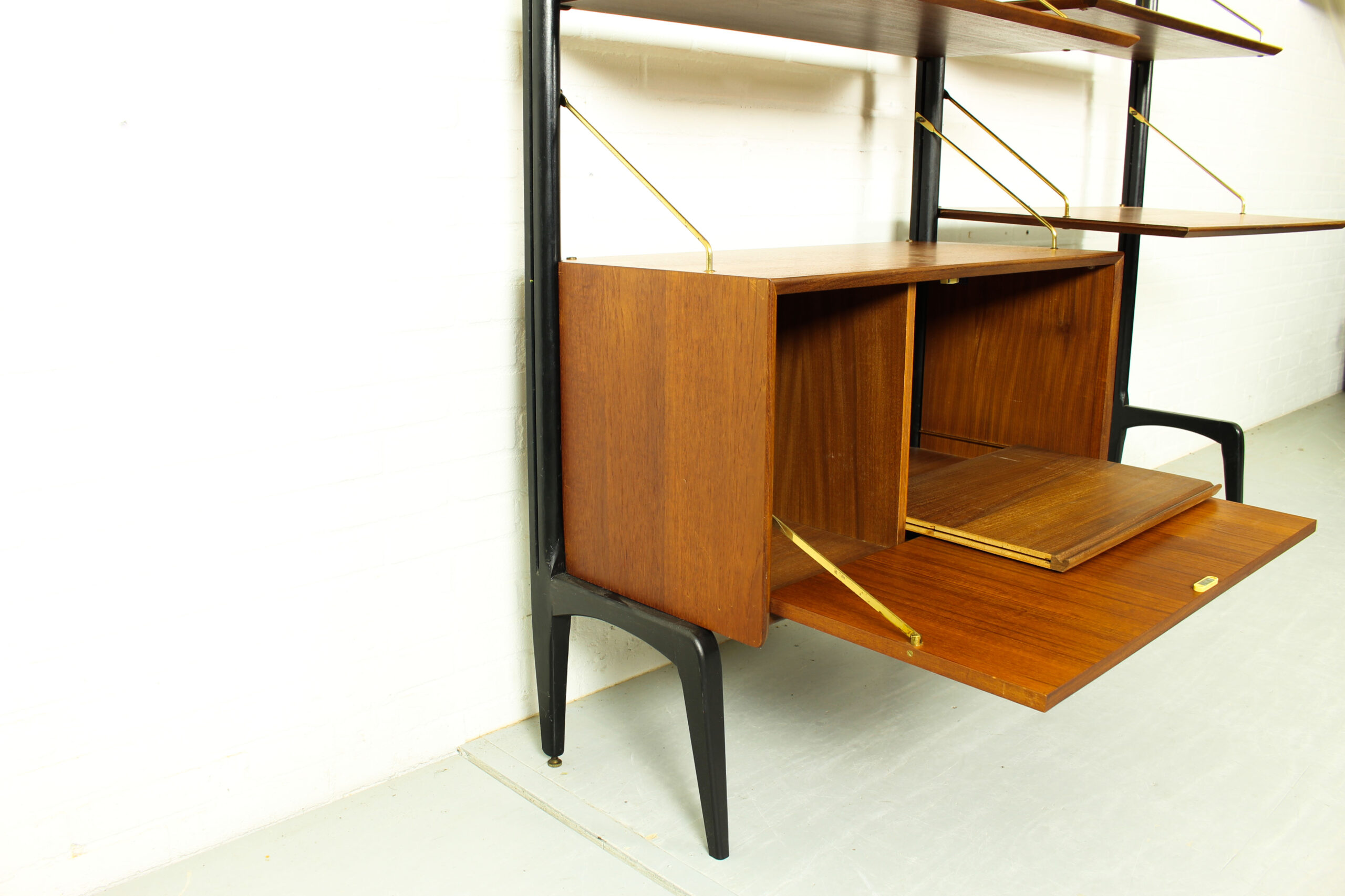 Teak Modular Wall System by Louis van Teeffelen for WéBé, 1950s - Image 9