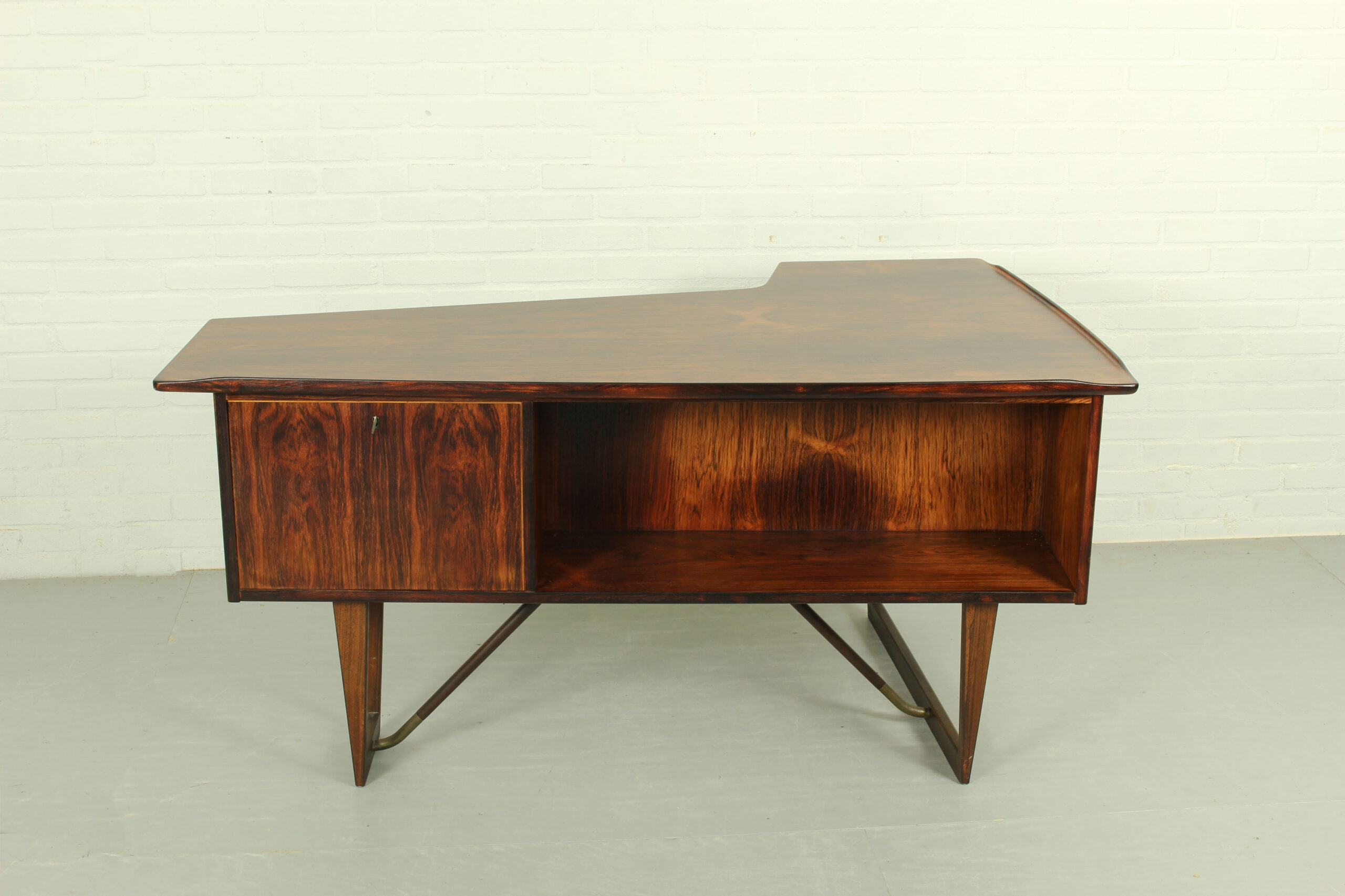 1960s Peter Løvig Nielsen 'Boomerang' Desk Hedensted Møbelfabrik - Image 13