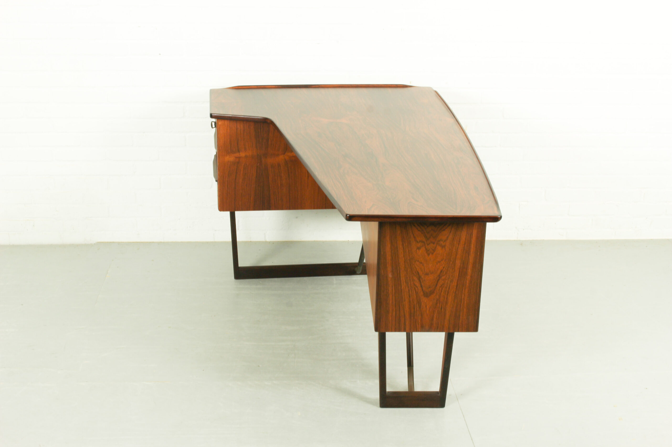 1960s Peter Løvig Nielsen 'Boomerang' Desk Hedensted Møbelfabrik - Image 16