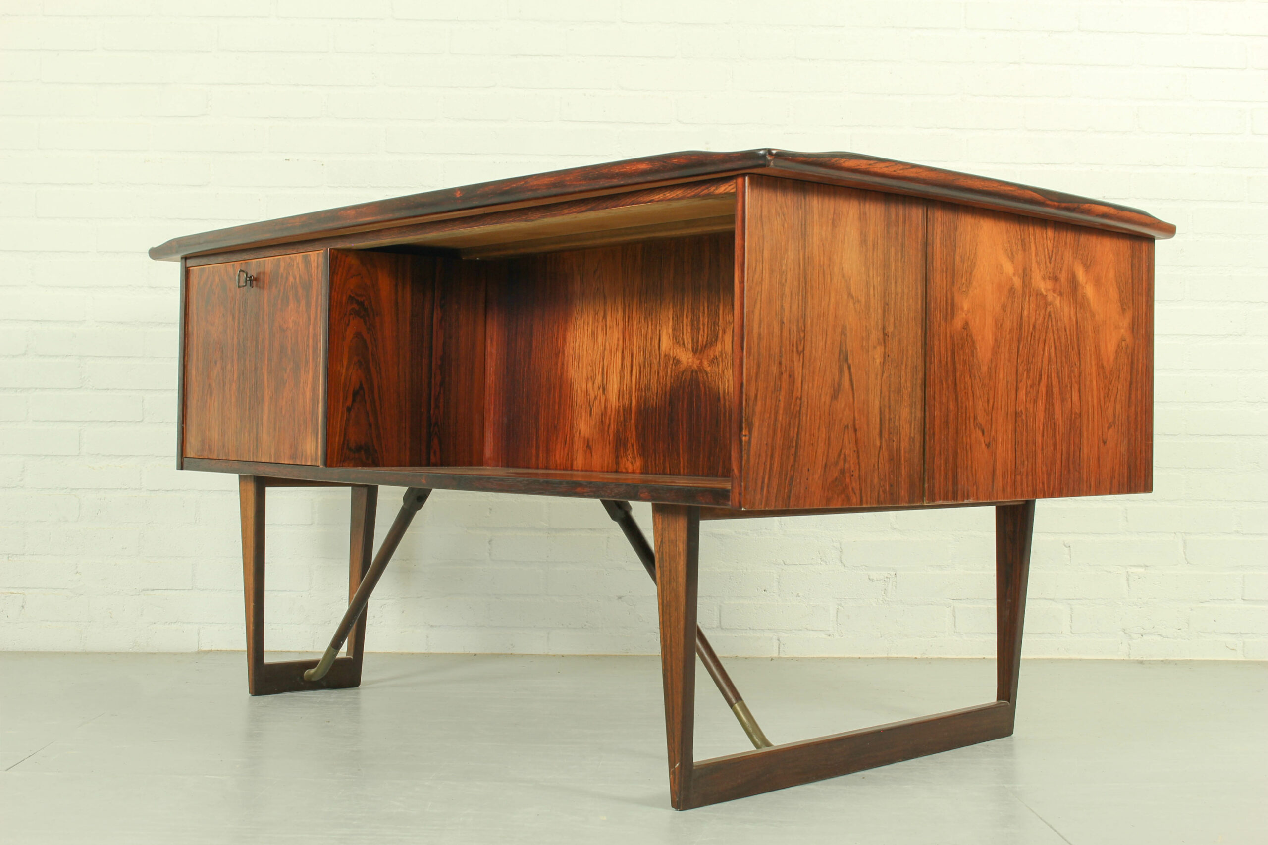 1960s Peter Løvig Nielsen 'Boomerang' Desk Hedensted Møbelfabrik - Image 9