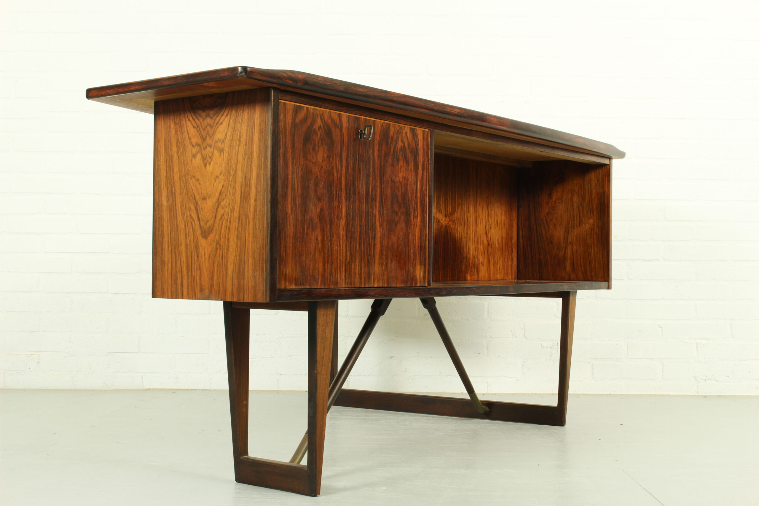 1960s Peter Løvig Nielsen 'Boomerang' Desk Hedensted Møbelfabrik - Image 8