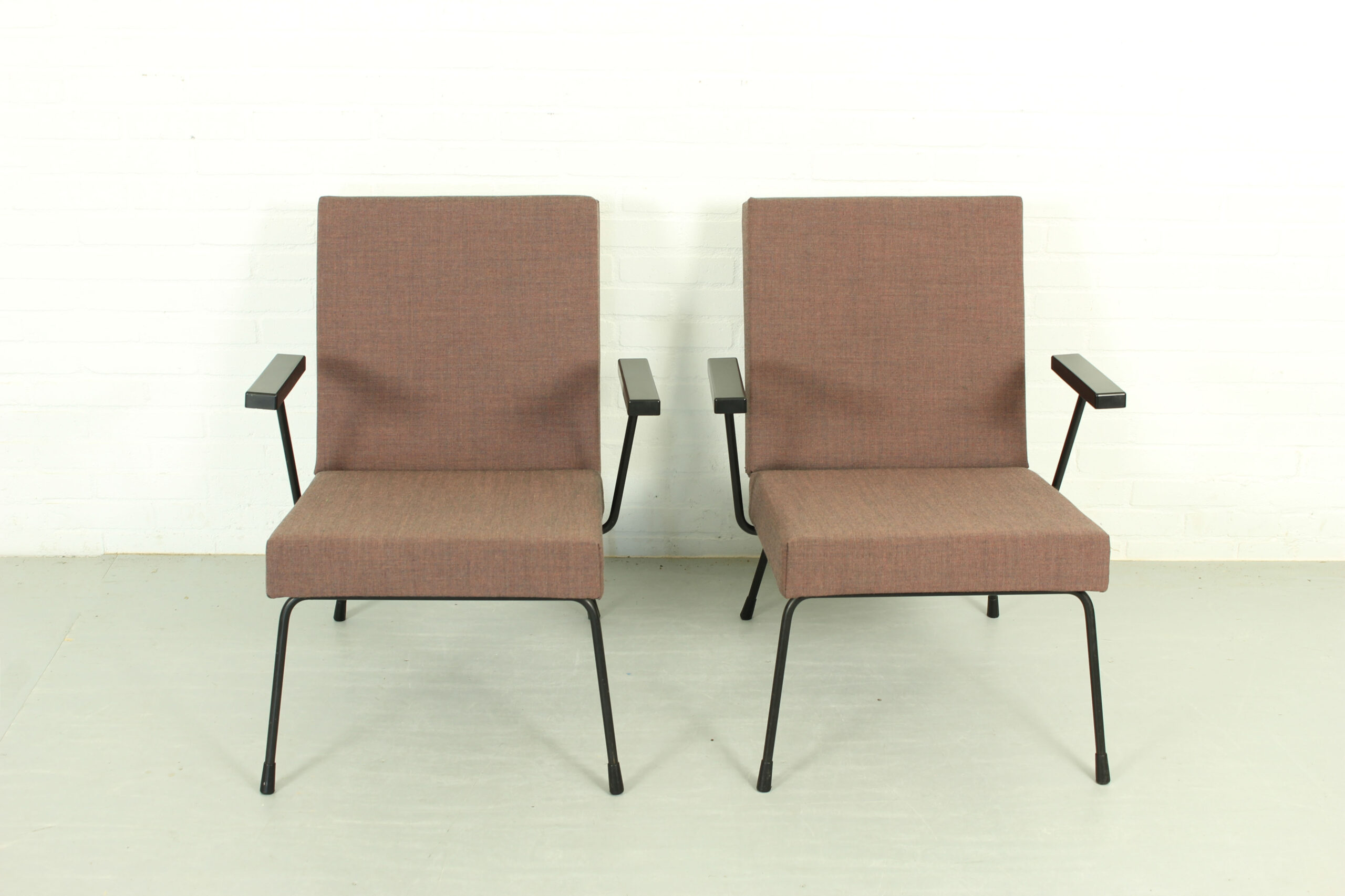 Set of 2 1407 armchairs by Wim Rietveld for Gispen - Image 7