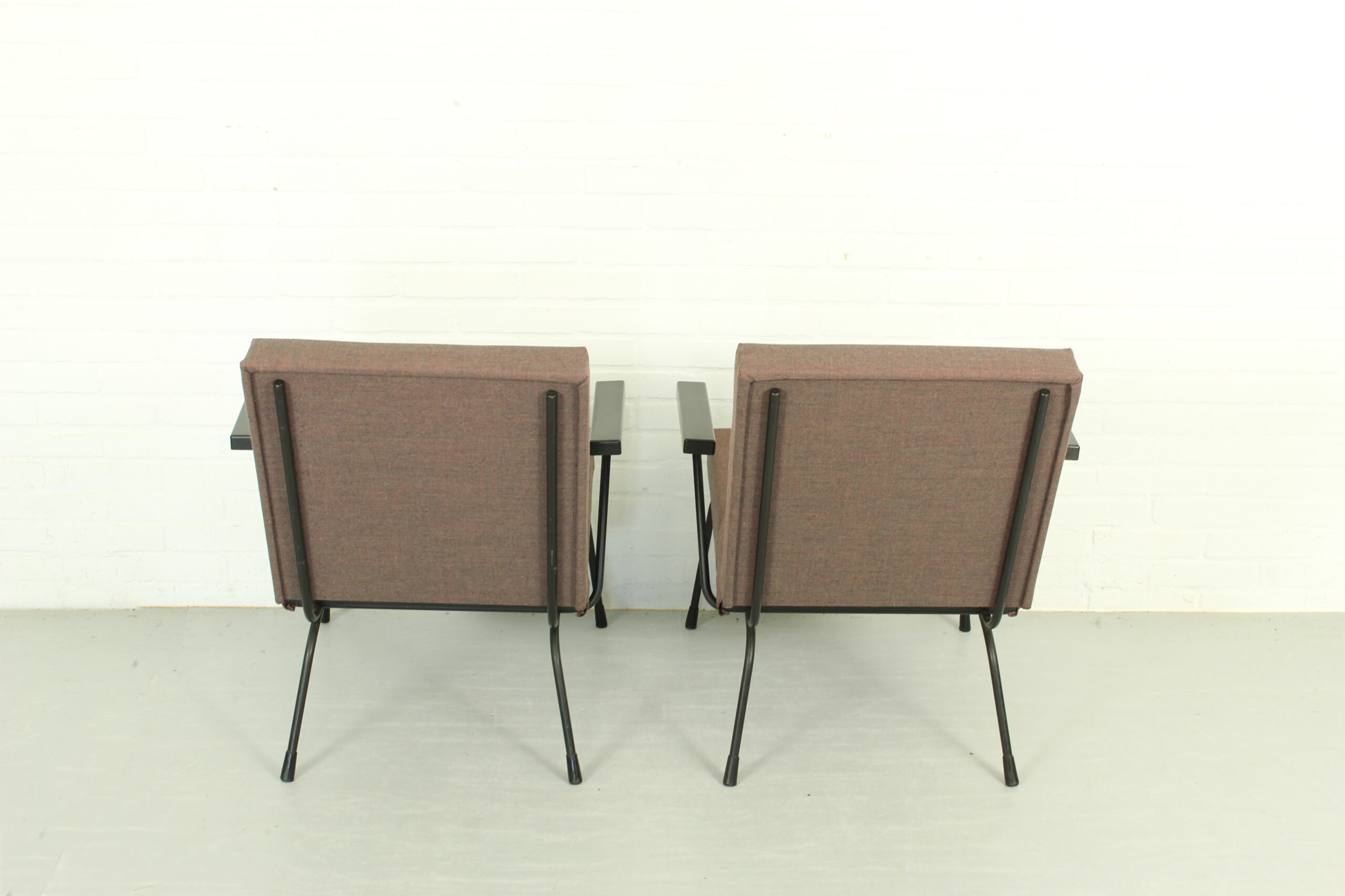 Set of 2 1407 armchairs by Wim Rietveld for Gispen - Image 10
