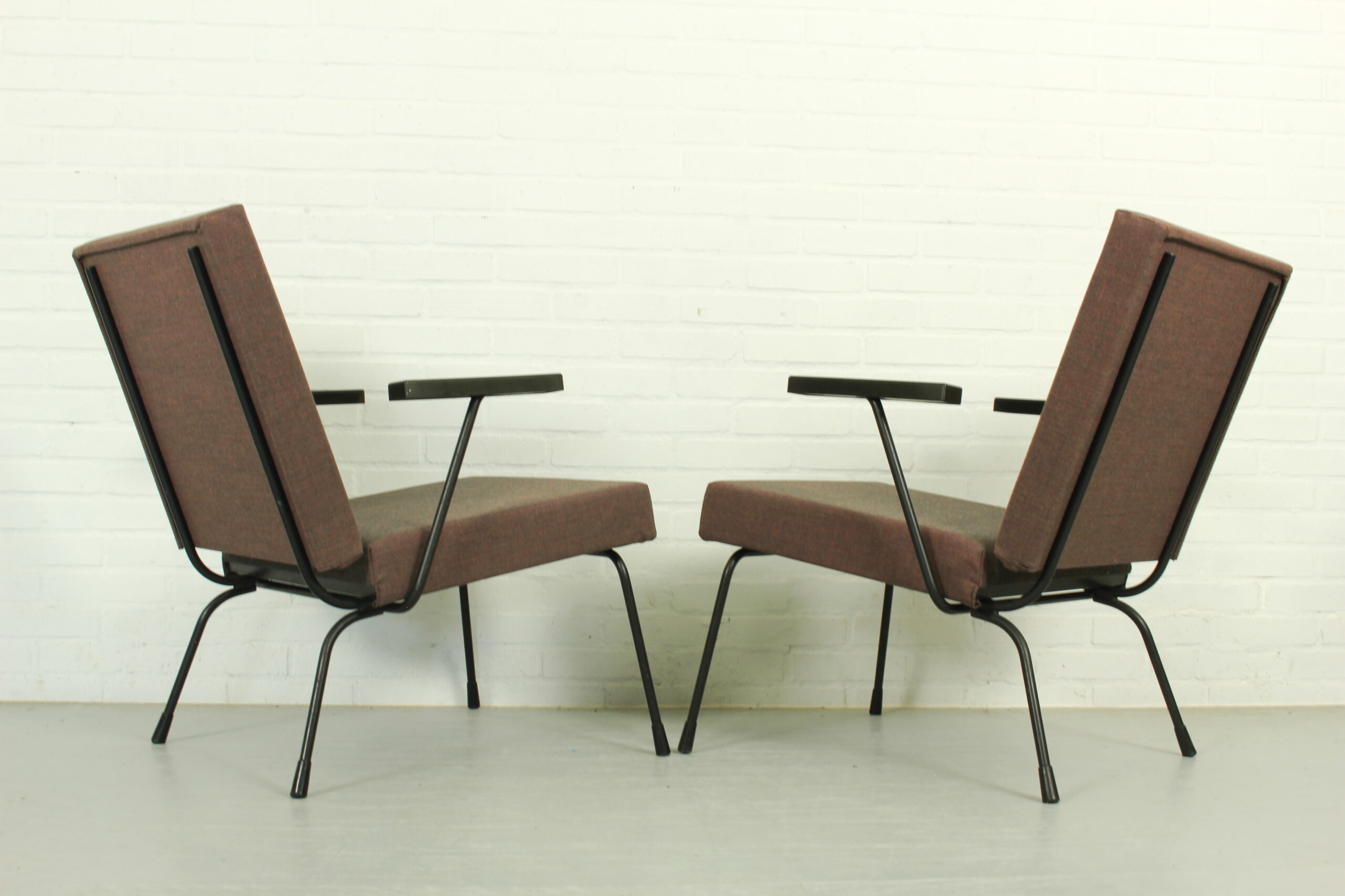 Set of 2 1407 armchairs by Wim Rietveld for Gispen - Image 3