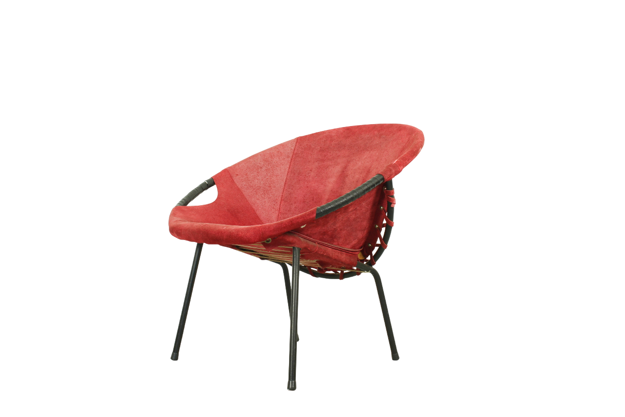 Balloon Armchair by L. Erzeugnis for Lusch & Co, Germany, 1960s