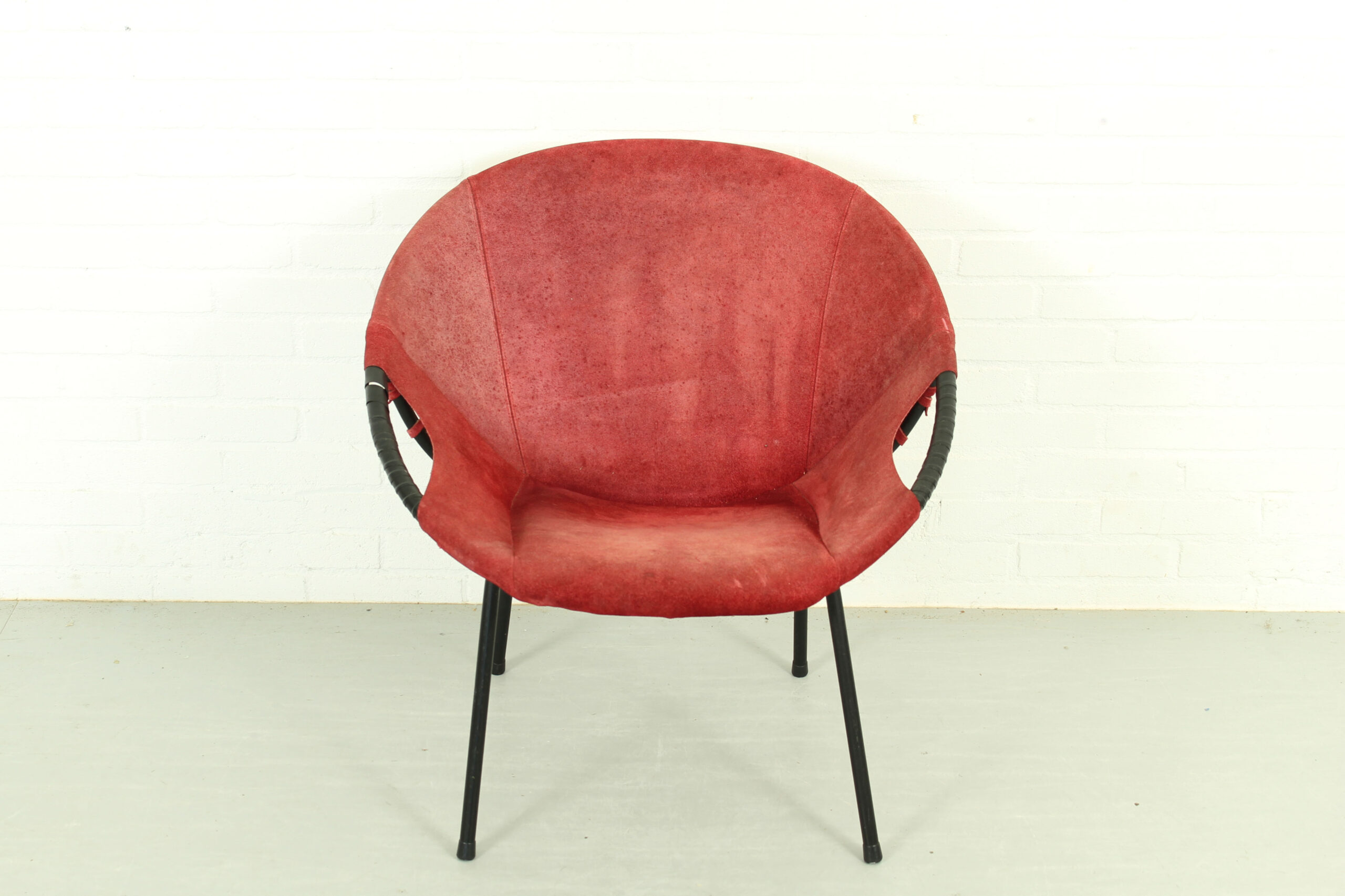 Balloon Armchair by L. Erzeugnis for Lusch & Co, Germany, 1960s - Image 9