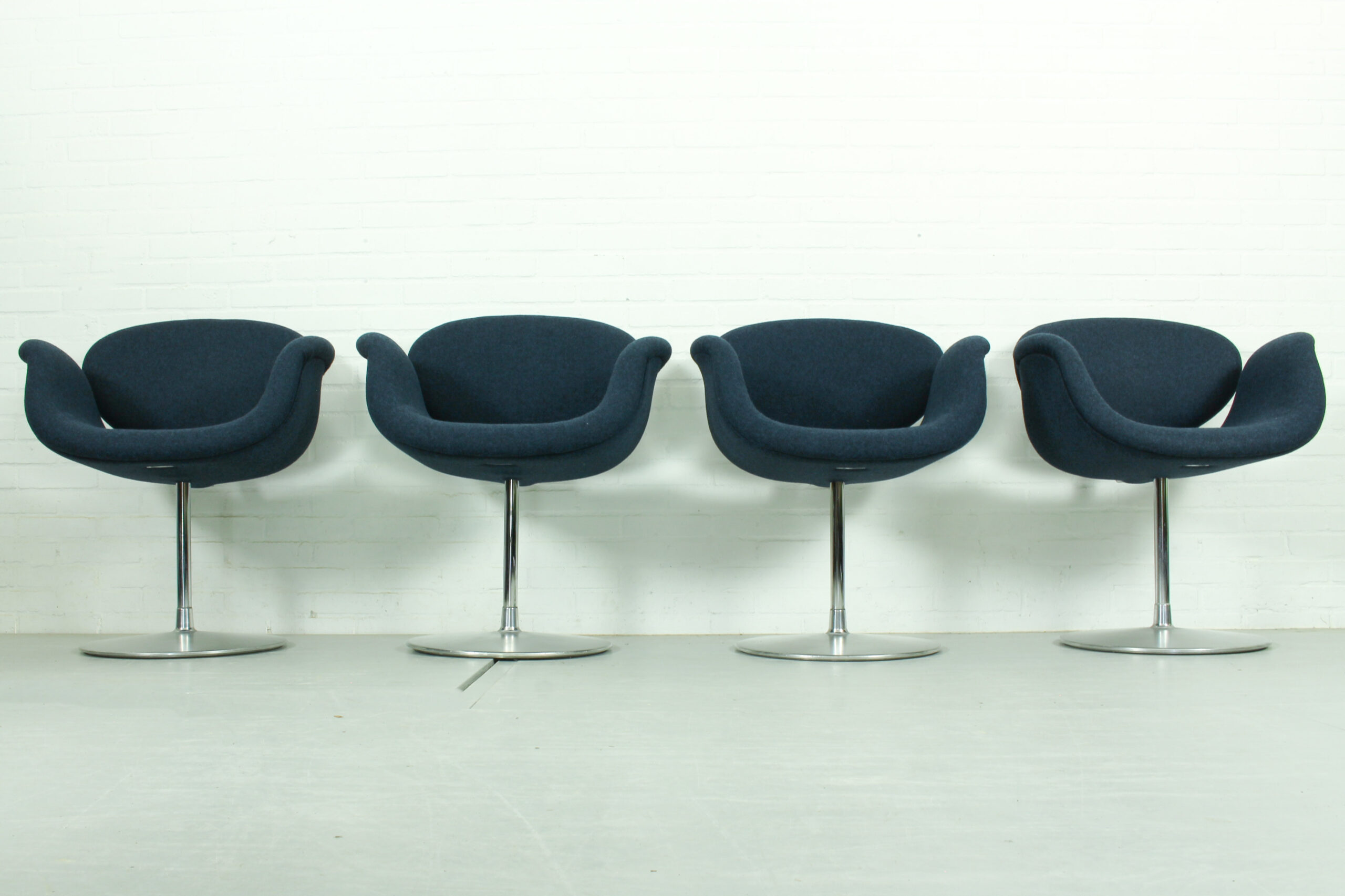 Set of 4 Swivel Little Tulip Dining Chairs by Pierre Paulin for Artifort, 1965 - Image 4