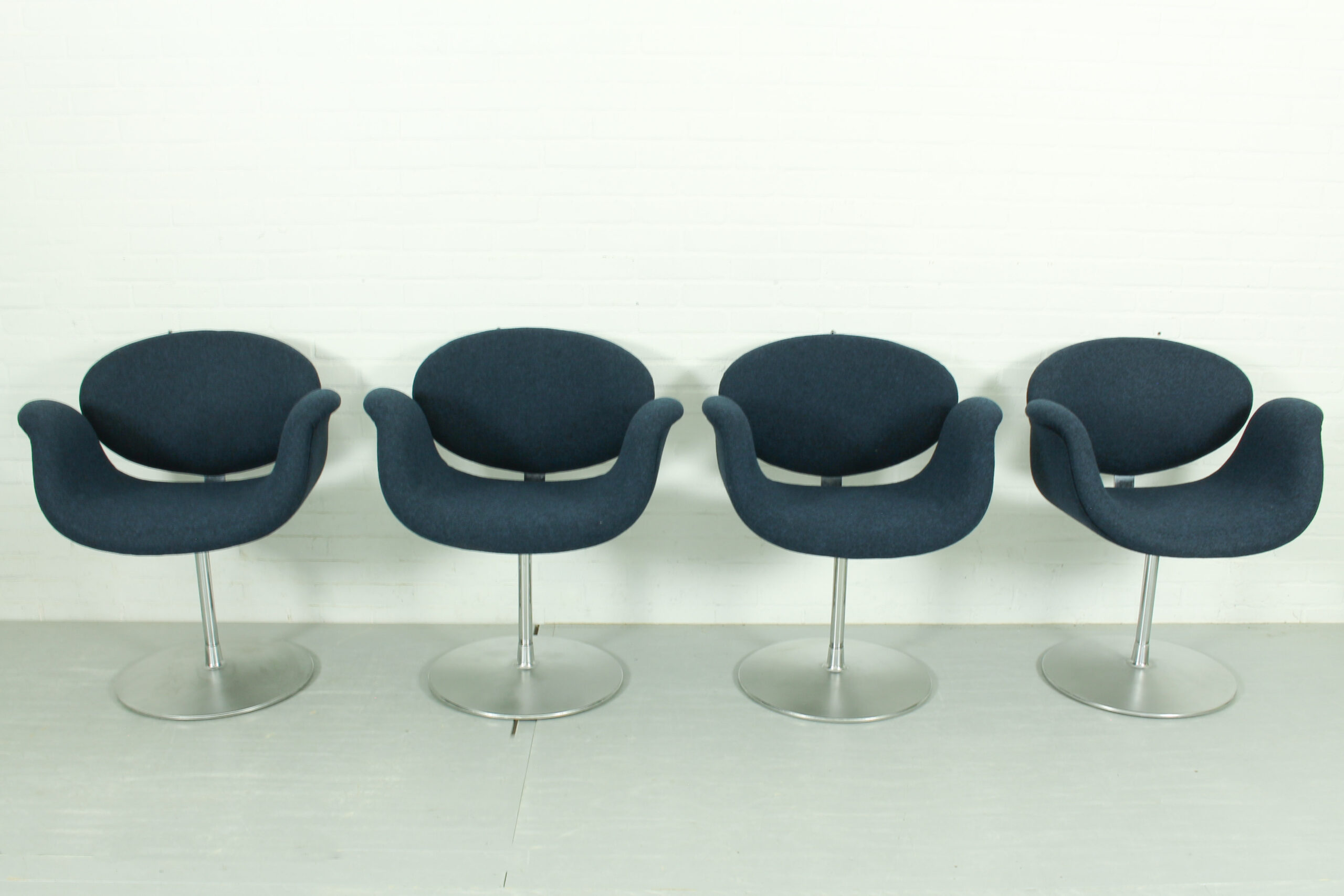 Set of 4 Swivel Little Tulip Dining Chairs by Pierre Paulin for Artifort, 1965 - Image 13