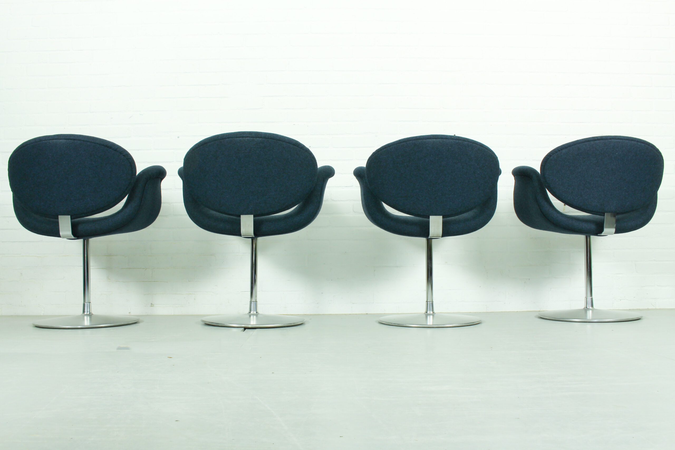 Set of 4 Swivel Little Tulip Dining Chairs by Pierre Paulin for Artifort, 1965 - Image 10