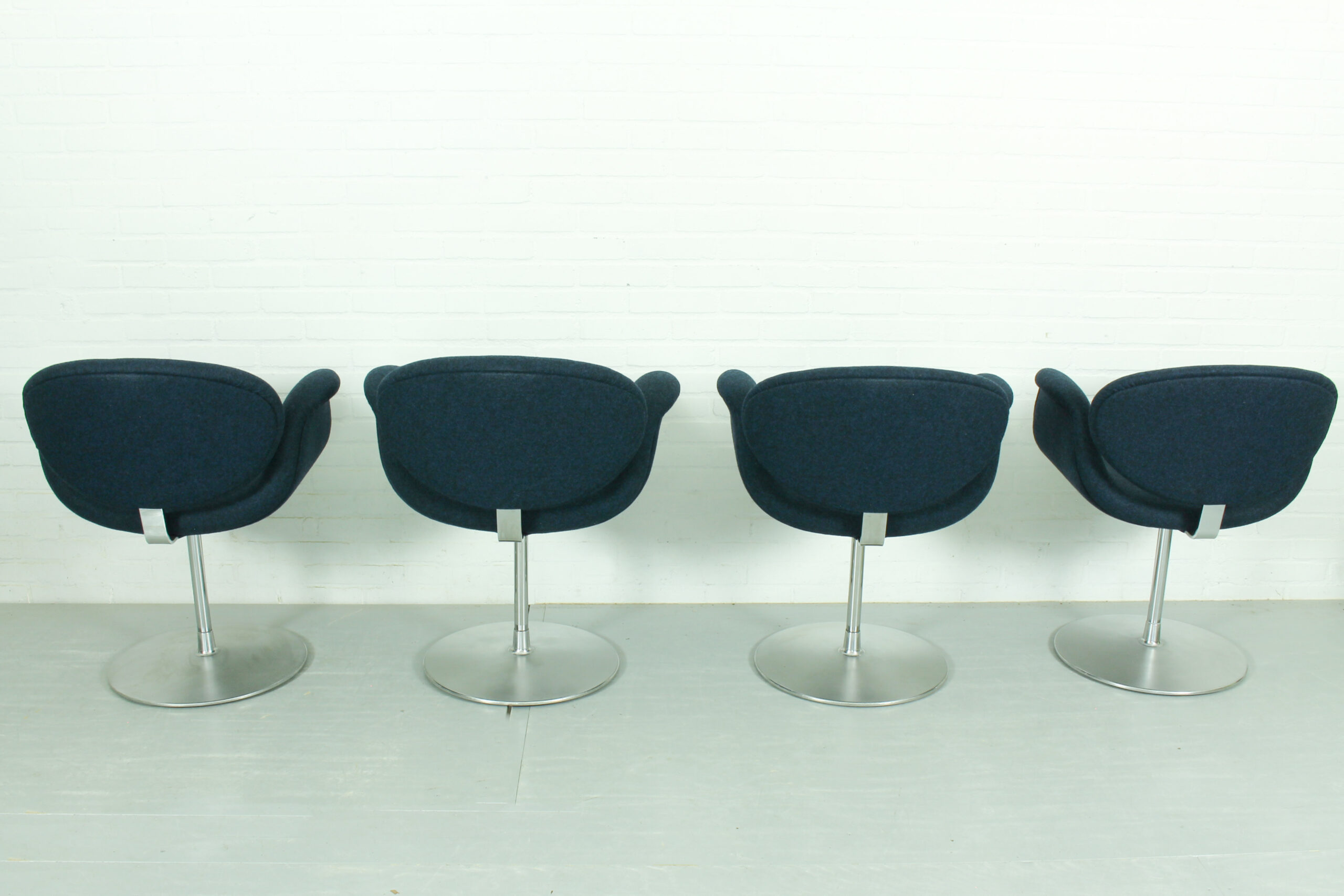 Set of 4 Swivel Little Tulip Dining Chairs by Pierre Paulin for Artifort, 1965 - Image 9