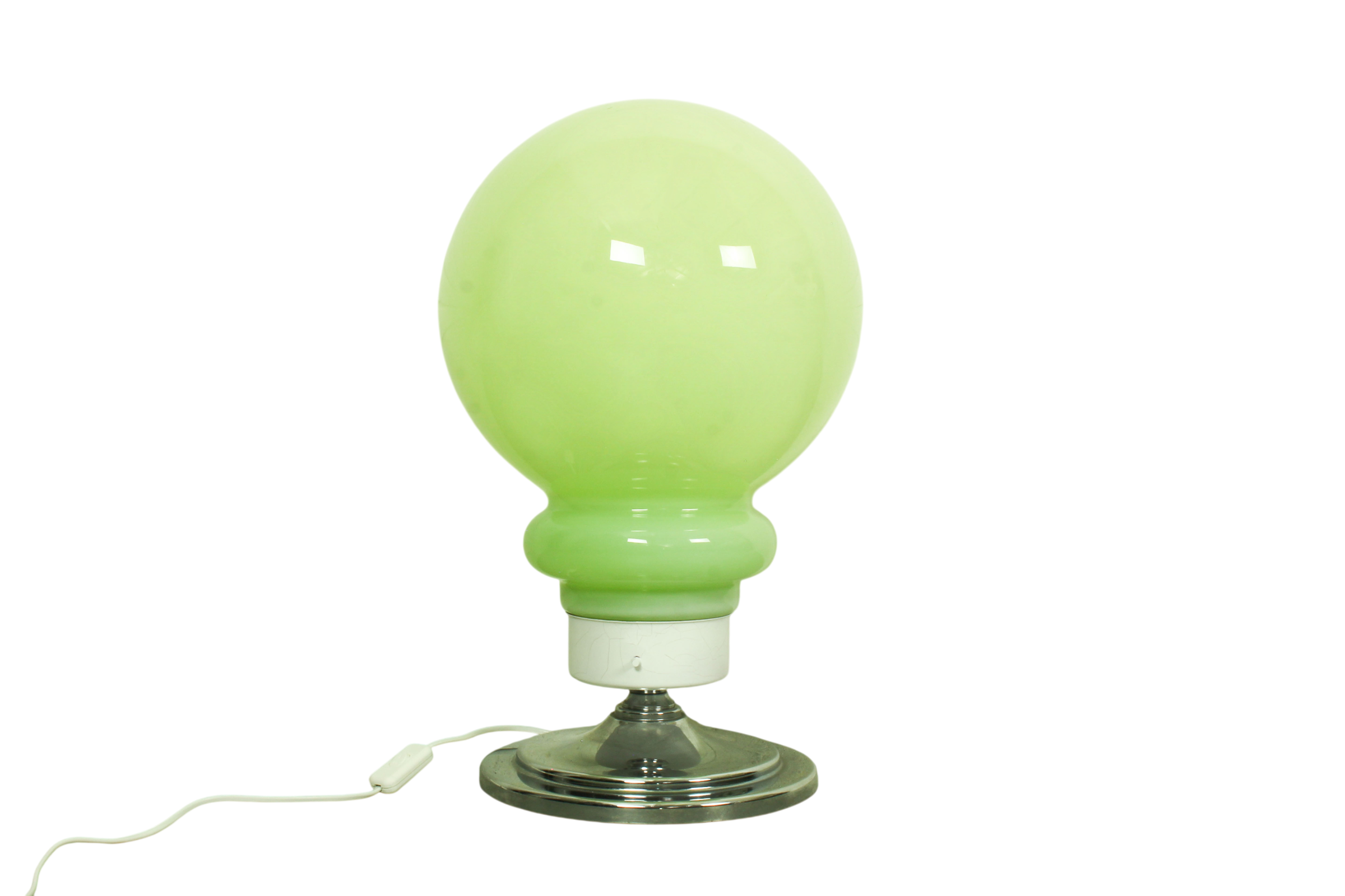 Large Italian Space Age Murano Style Glass Table Lamp (57 cm)