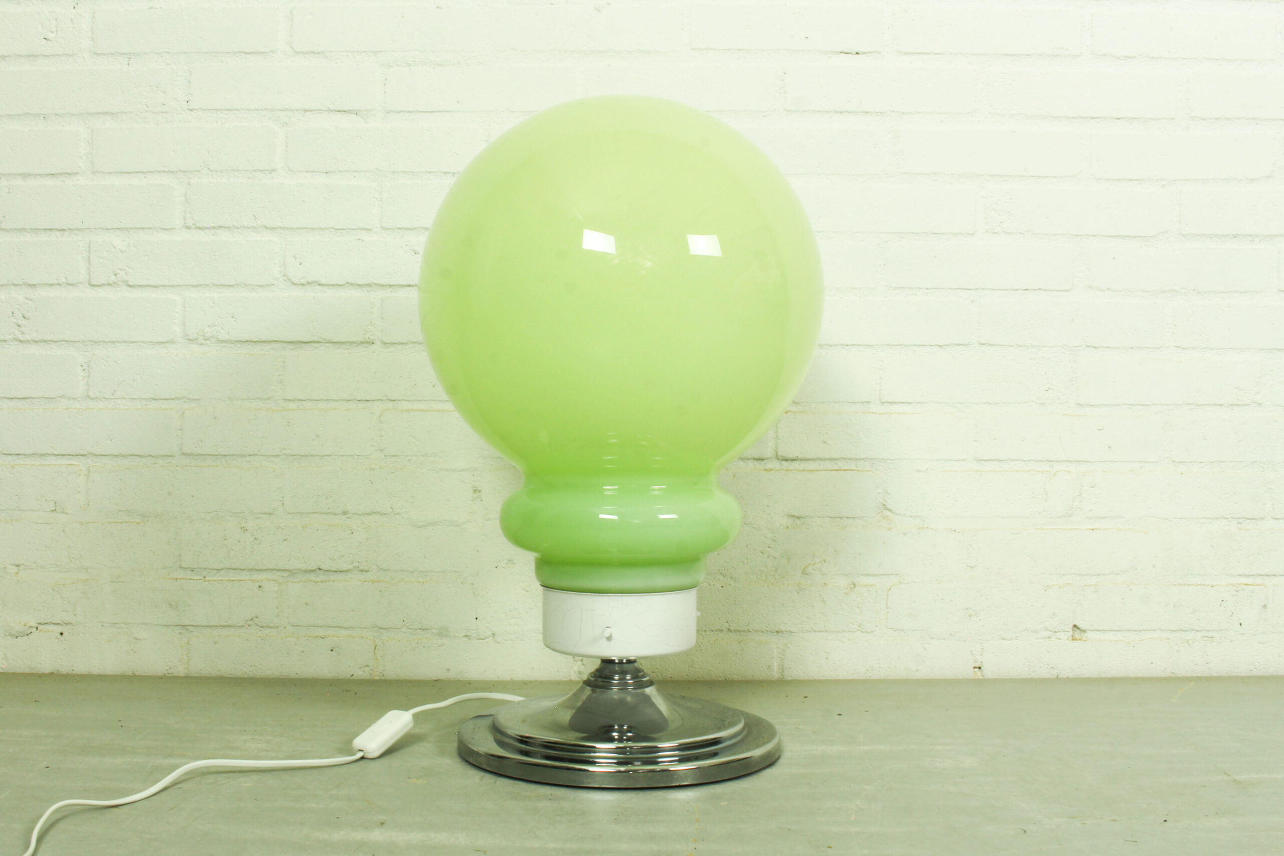 Large Italian Space Age Murano Style Glass Table Lamp (57 cm) - Image 4