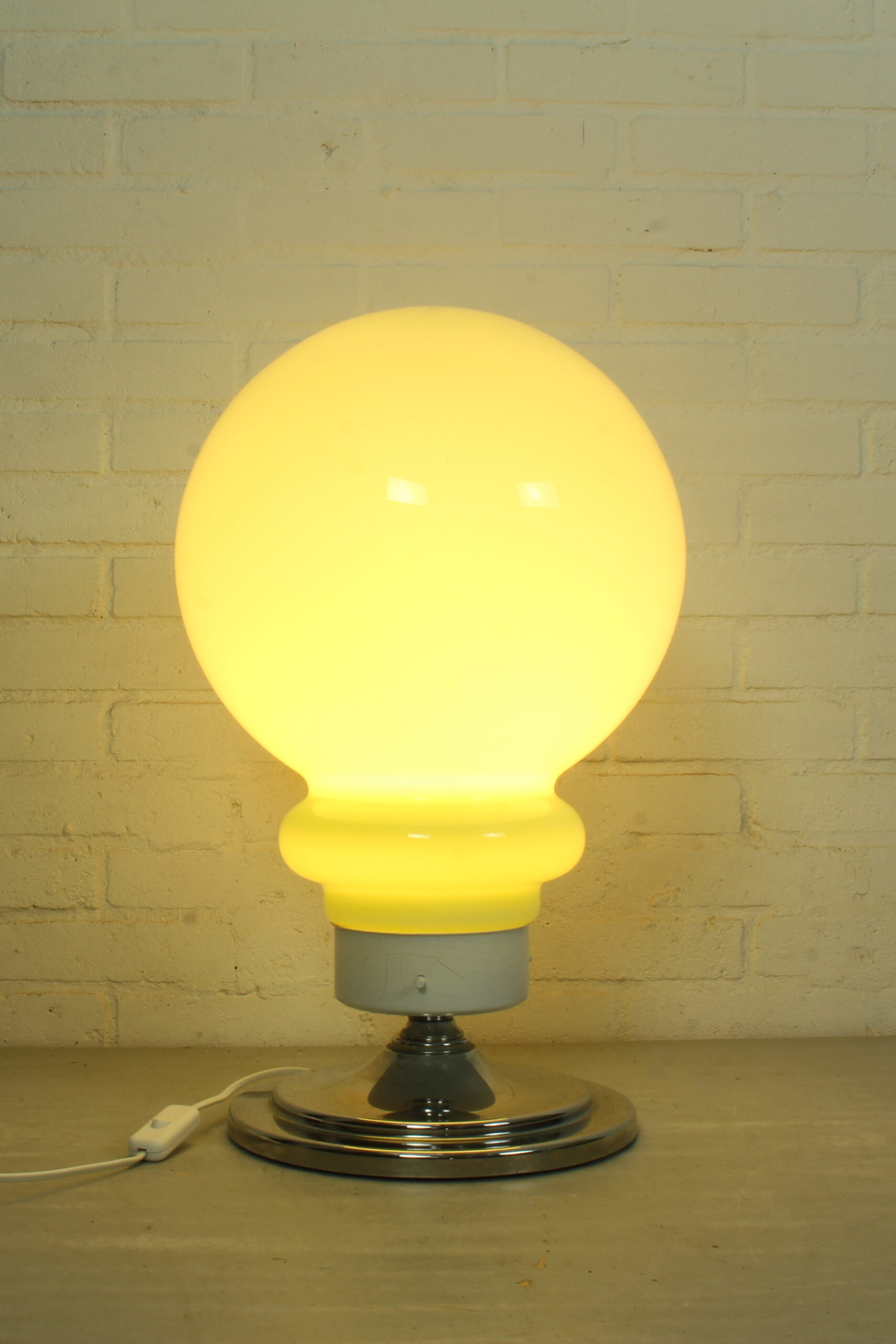 Large Italian Space Age Murano Style Glass Table Lamp (57 cm) - Image 7
