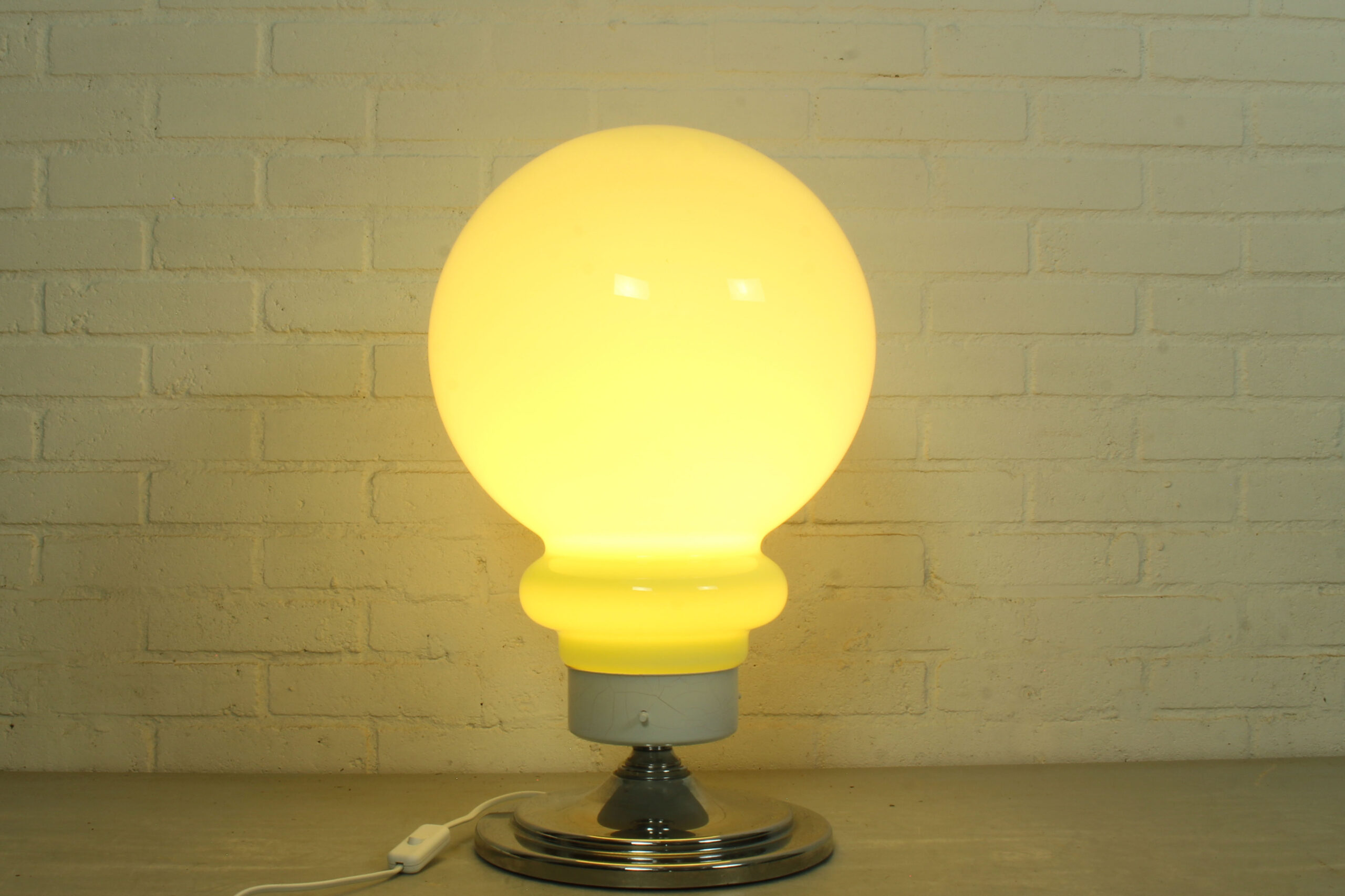 Large Italian Space Age Murano Style Glass Table Lamp (57 cm) - Image 6