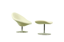 Iconic Pierre Paulin "Globe" Chair & Ottoman for Artifort