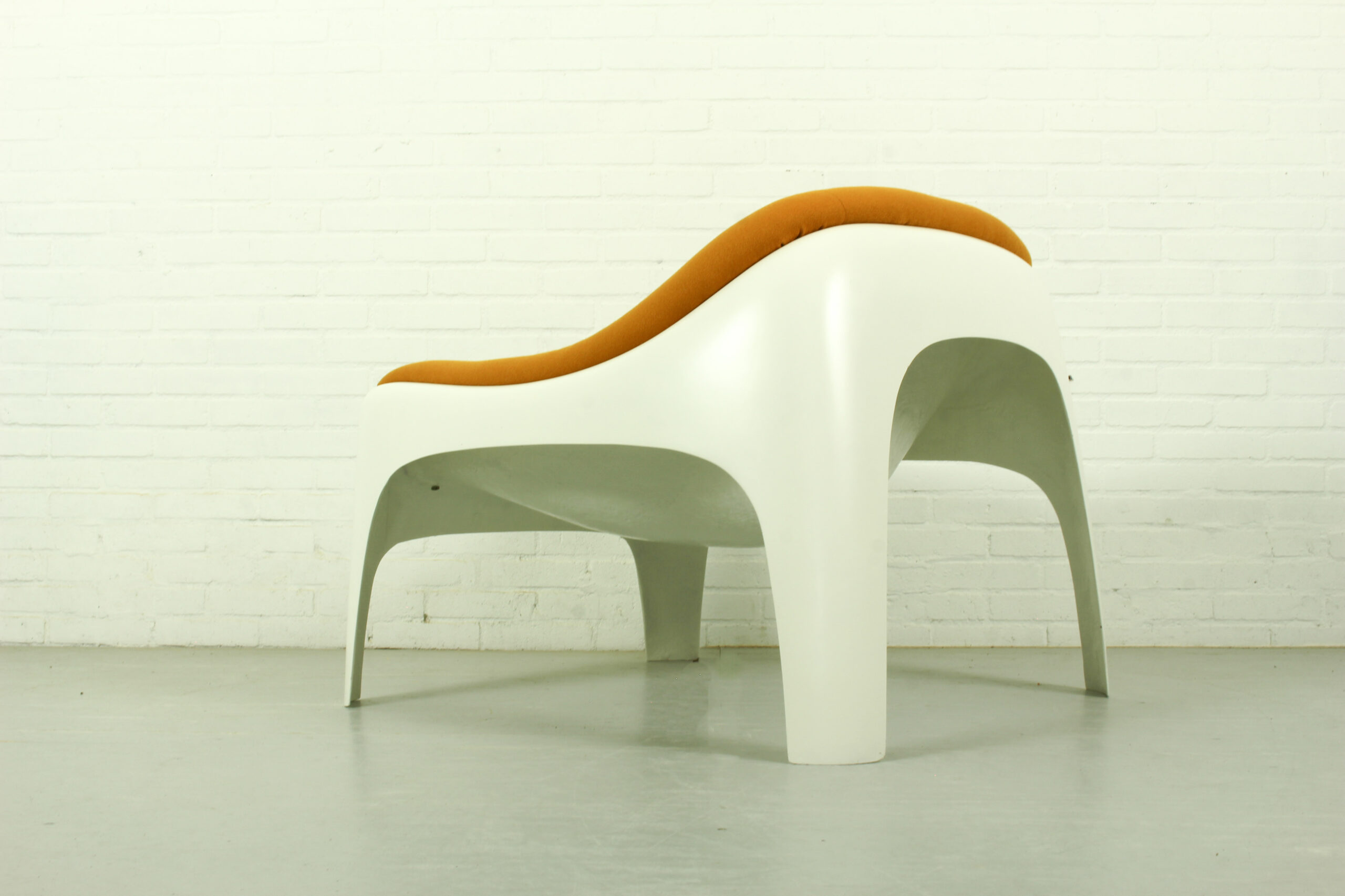 Rare Space Age Fiberglass Lounge Chair by Sergio Mazza for Artemide - Image 10