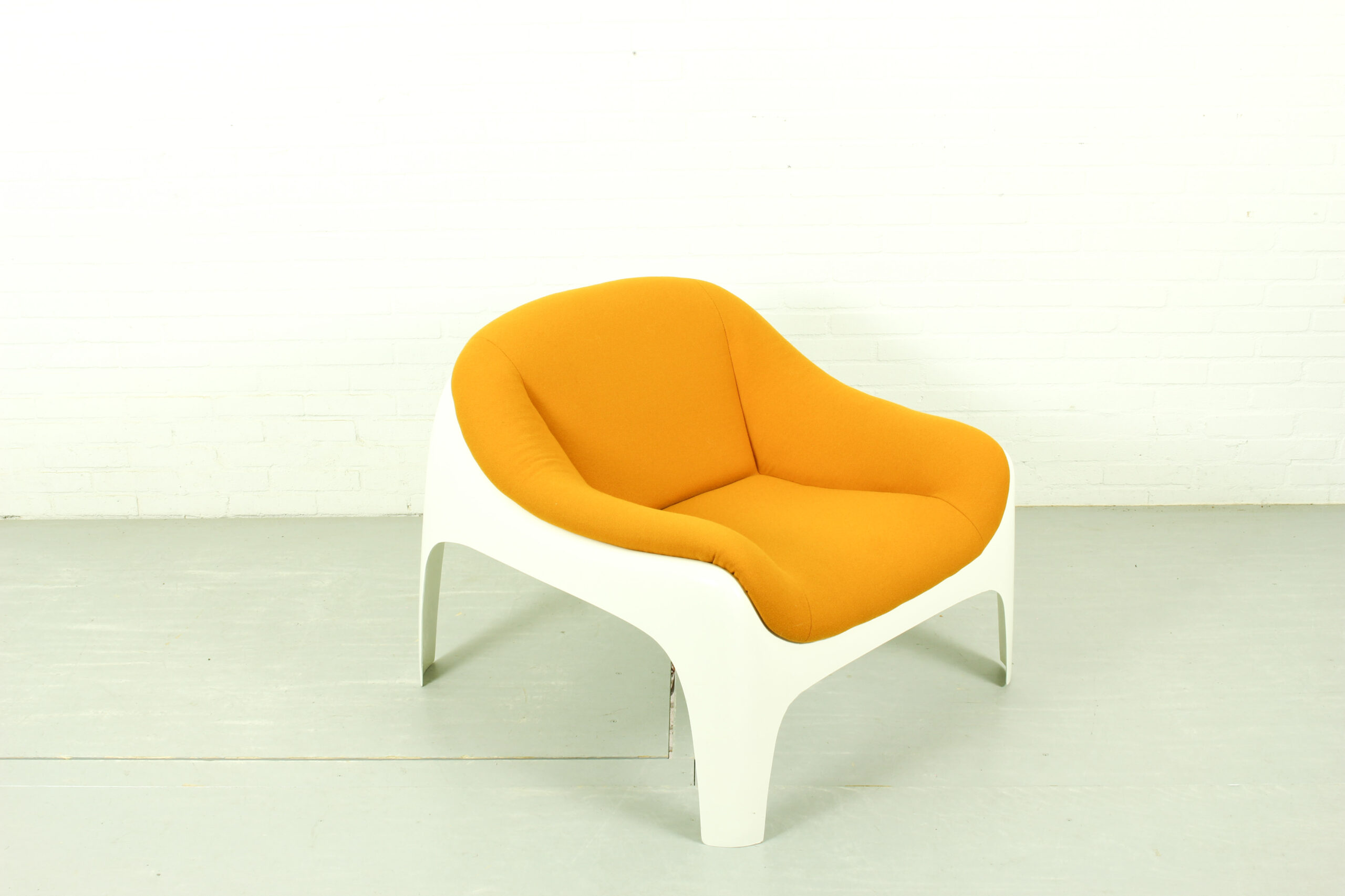 Rare Space Age Fiberglass Lounge Chair by Sergio Mazza for Artemide - Image 5