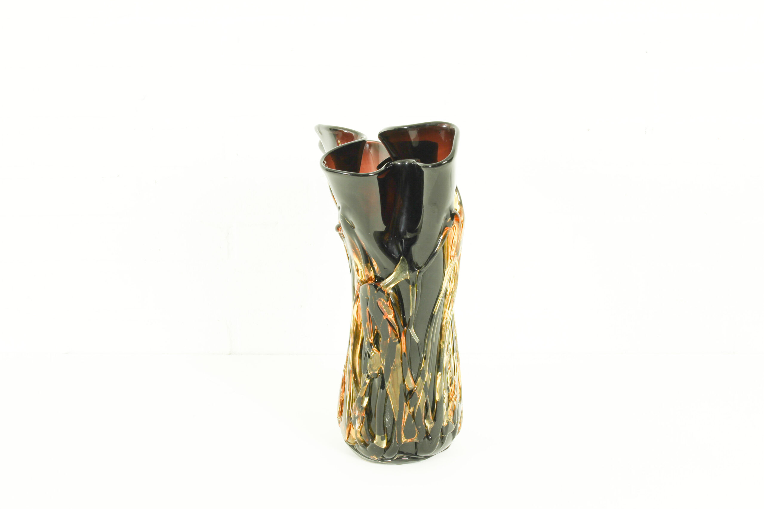 Large Murano Glass Vase by Enrico Cammozzo (with COA) - Image 6