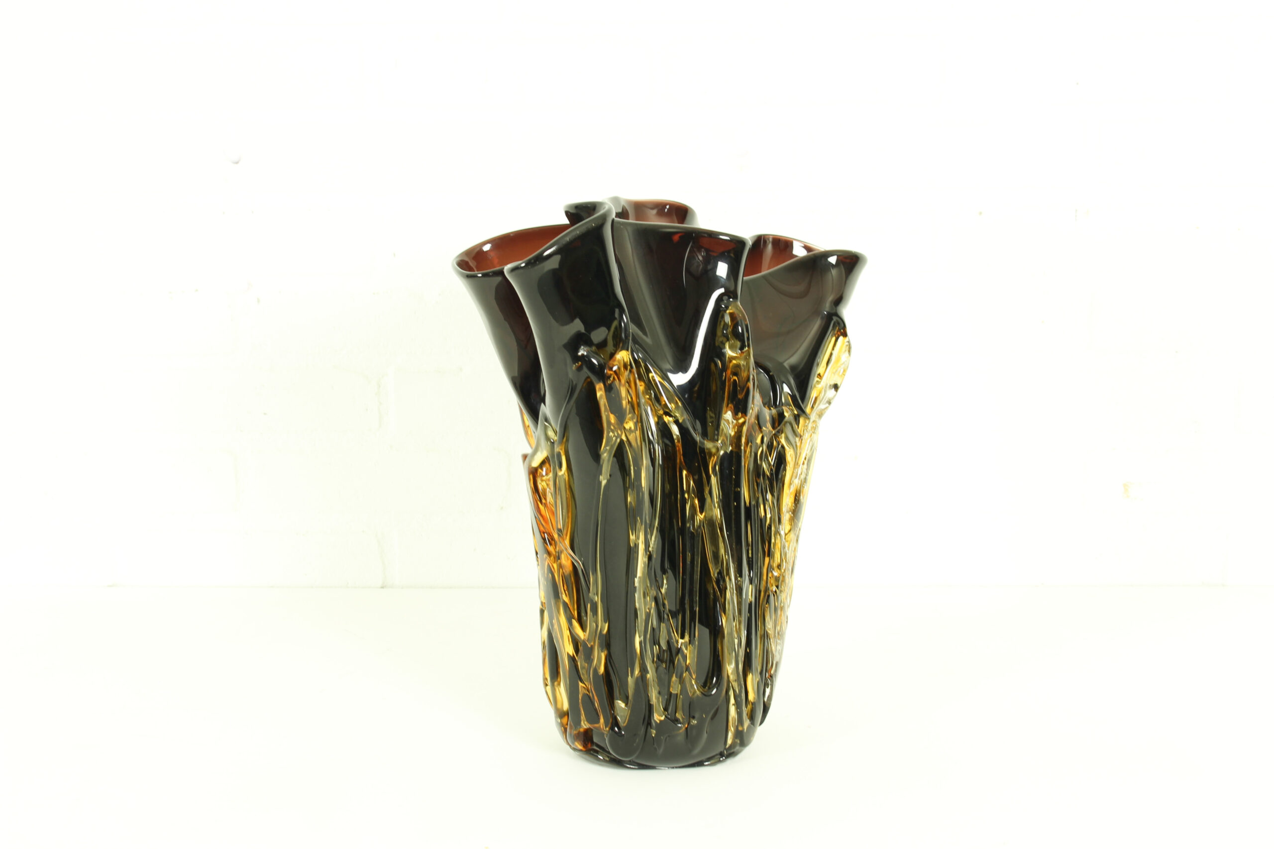 Large Murano Glass Vase by Enrico Cammozzo (with COA) - Image 5