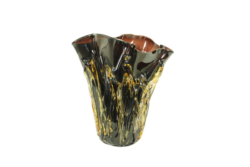 Large Murano Glass Vase by Enrico Cammozzo (with COA)